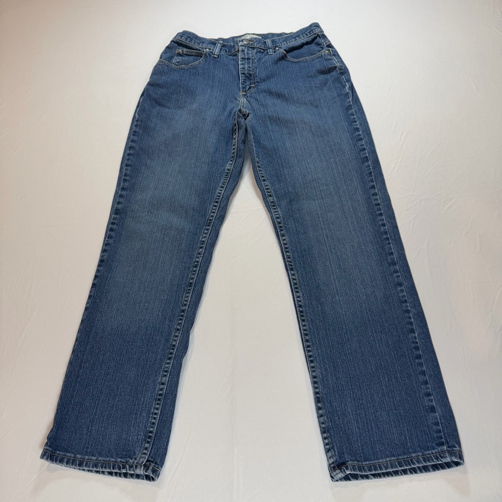 Riders by Lee Relaxed Women's Classic Fit Straight Leg Blue Wash Jeans Size 8M